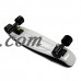 Complete 27 inch Skateboard Plastic Mini Retro Style Cruiser, Black Gold   567115179